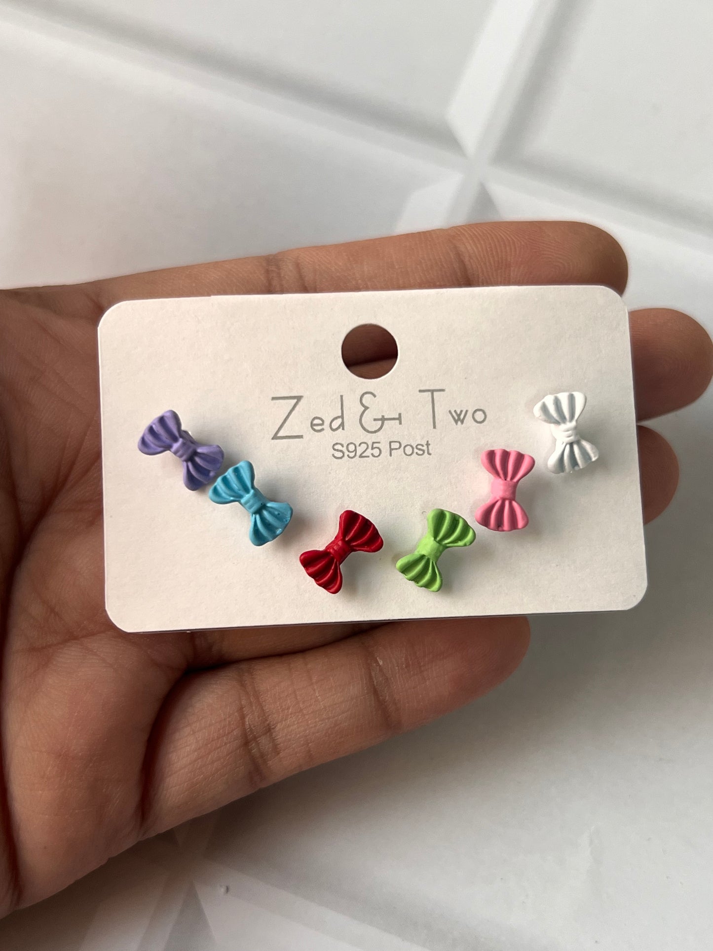 Mini Bow Earring Card