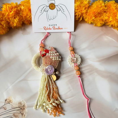 Cupcake Rakhi Set