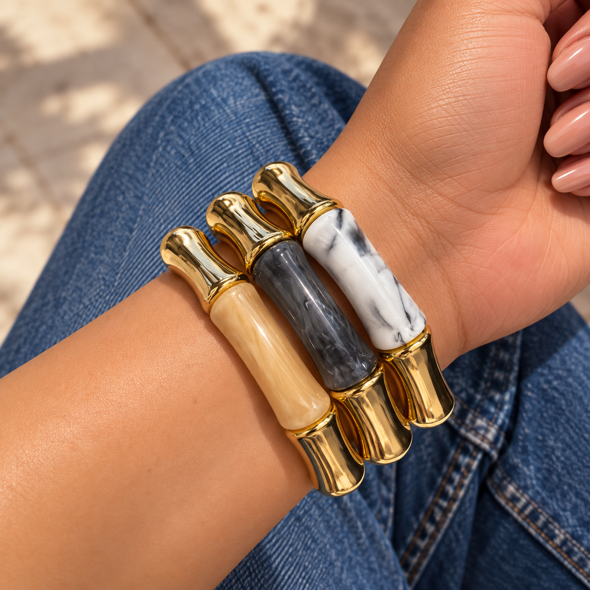 Tan Acrylic Set