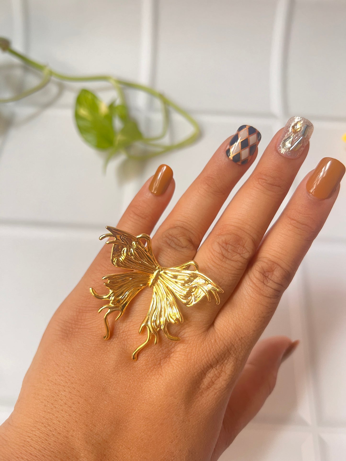 Sunny Butterfly Ring