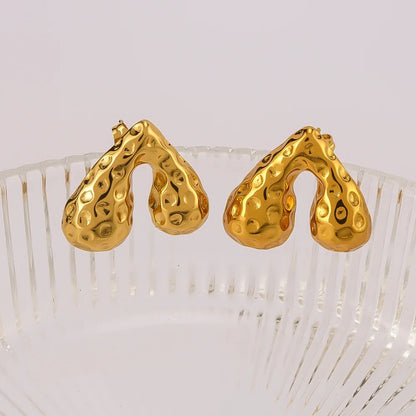 Inverted Heart Studs
