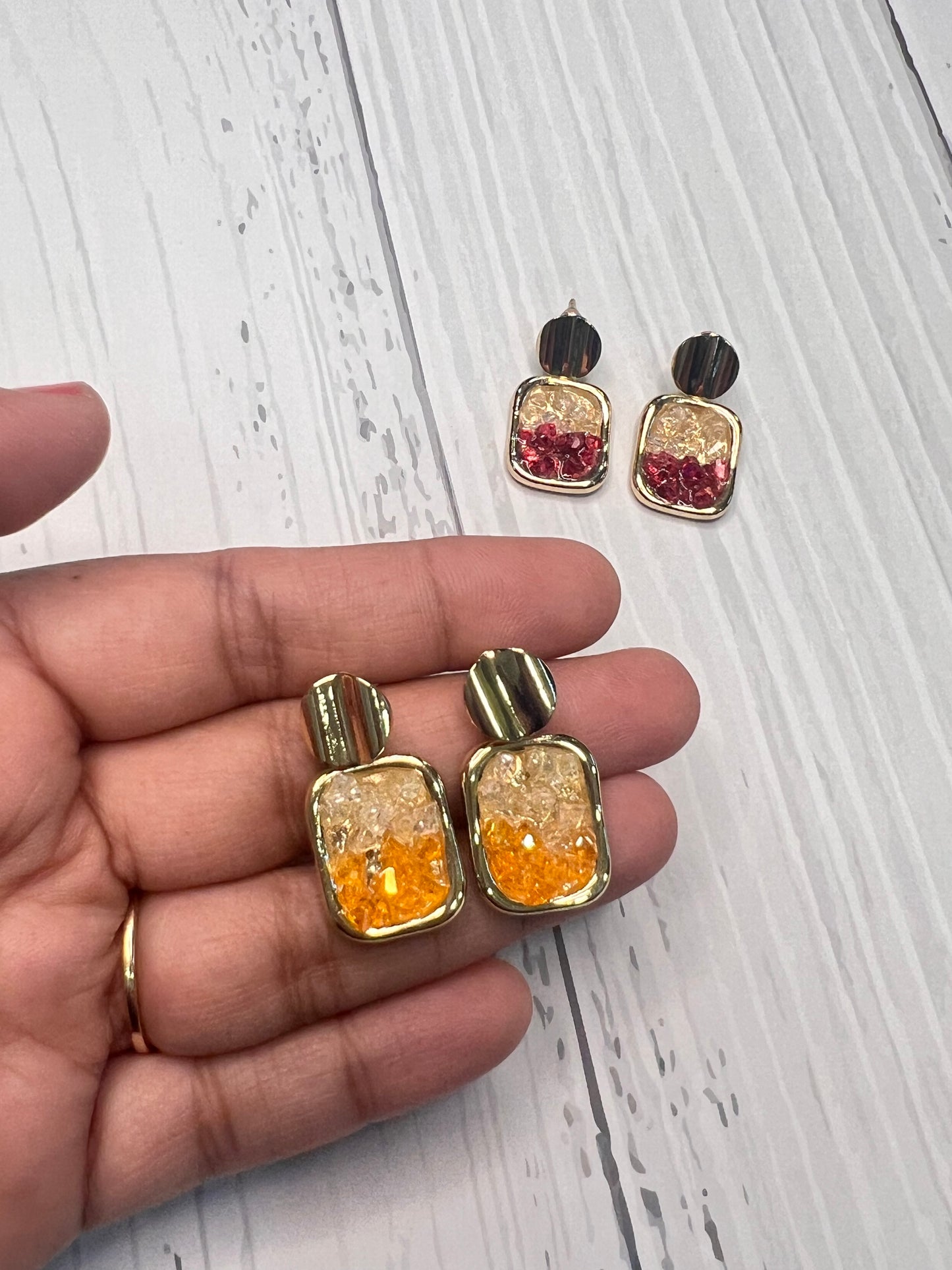 Crystal earrings