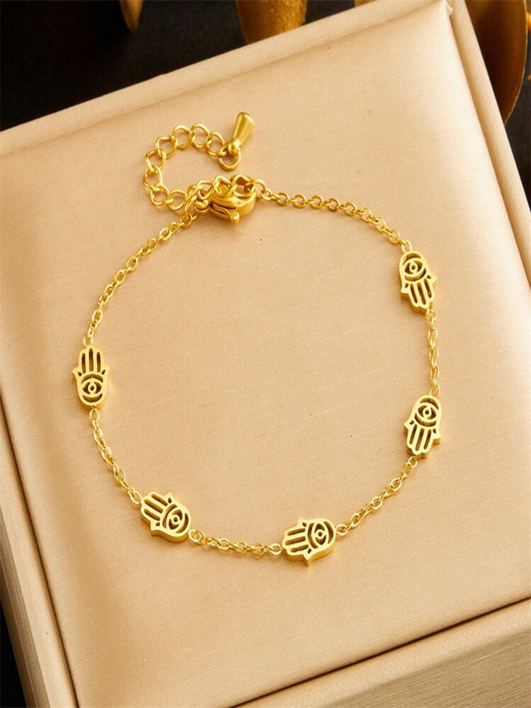 Hamsa Tennis Bracelet