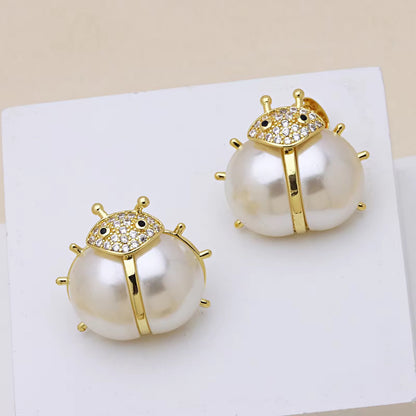 Pearl Bug Studs