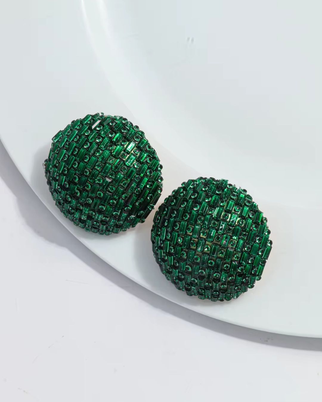 Dance Ball Rhinestone Studs