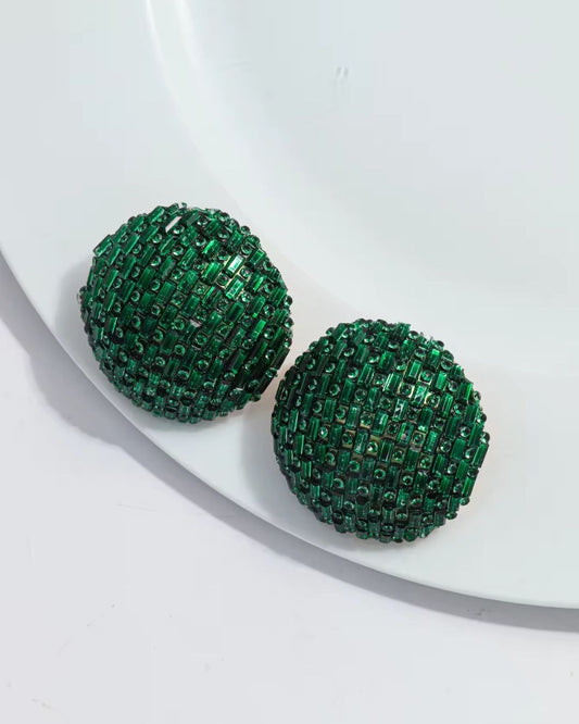 Dance Ball Rhinestone Studs