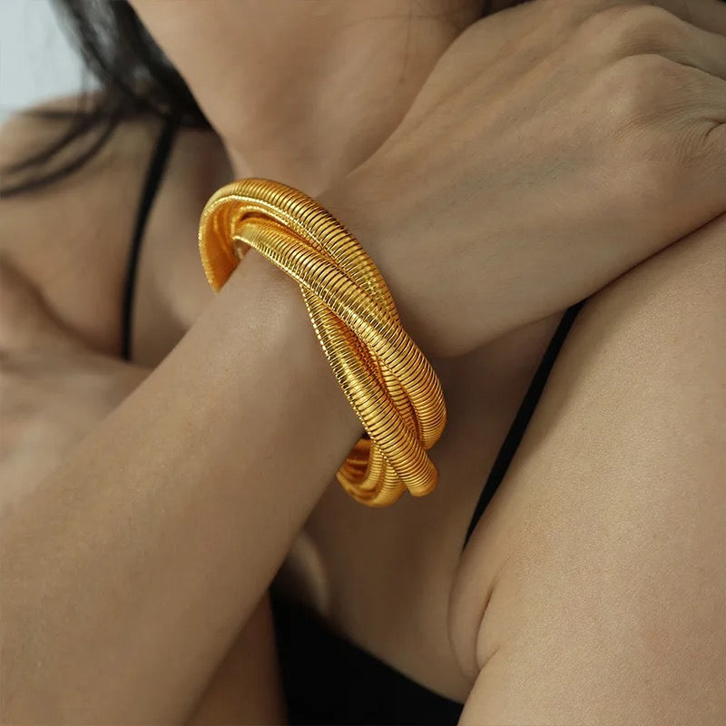 Zeal Layered Bracelet - Golden