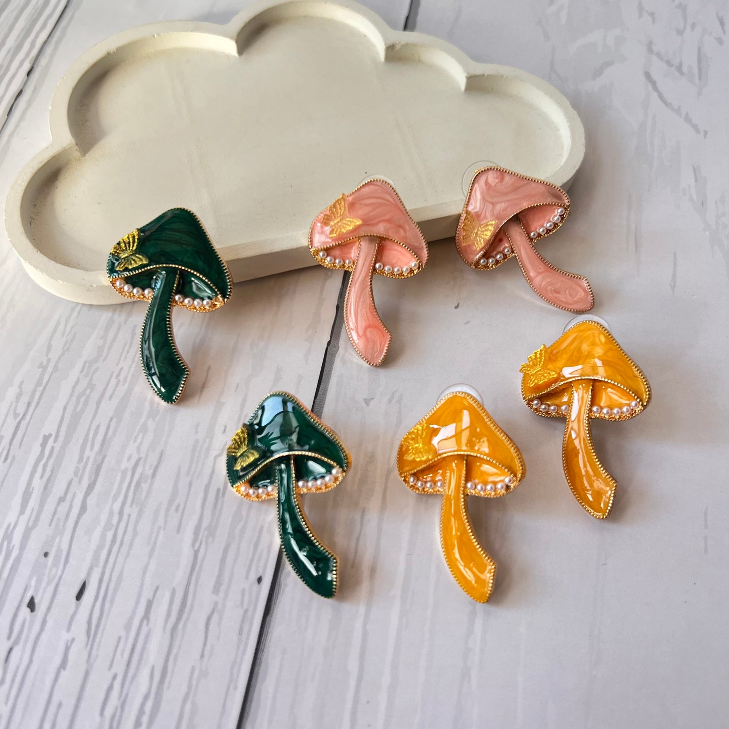 Mr Mushroom Earrings
