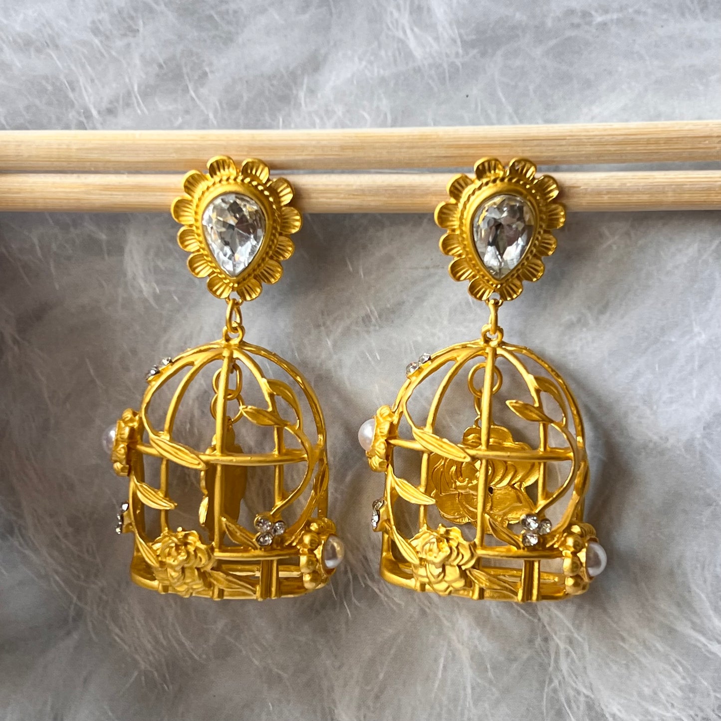 Bird Cage Earrings