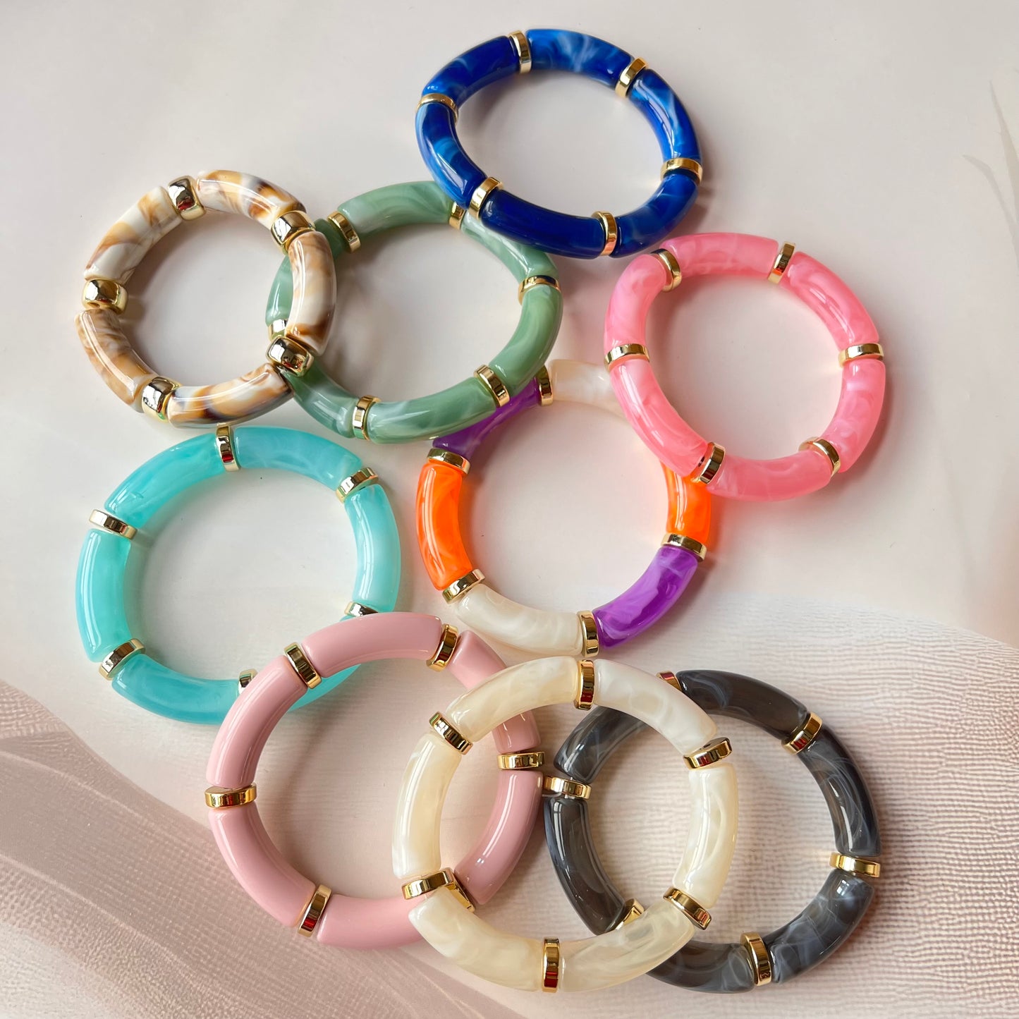 Edgy Acrylic Bracelets