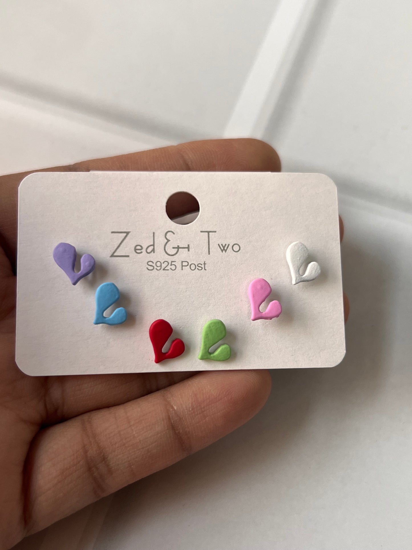 Mini Heart Earring Card