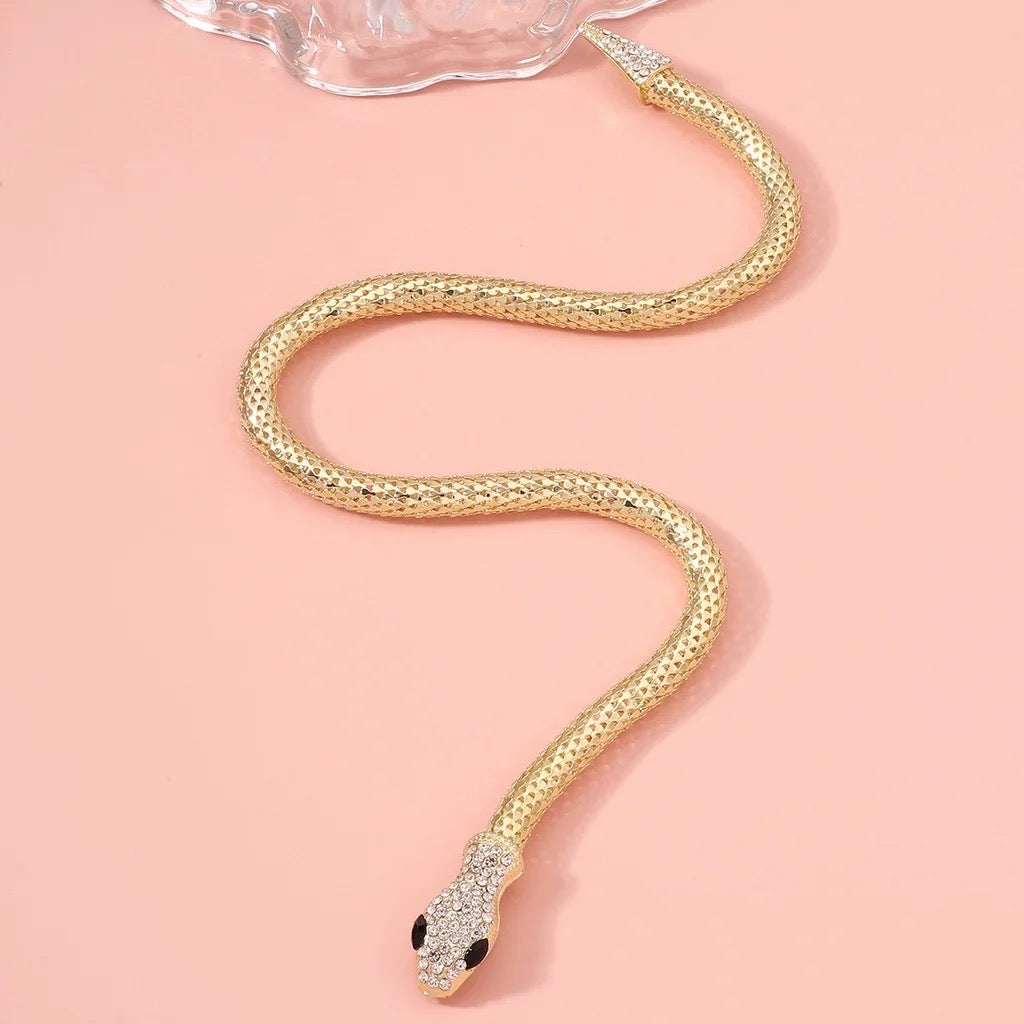 Black Eyed Serpent Necklace