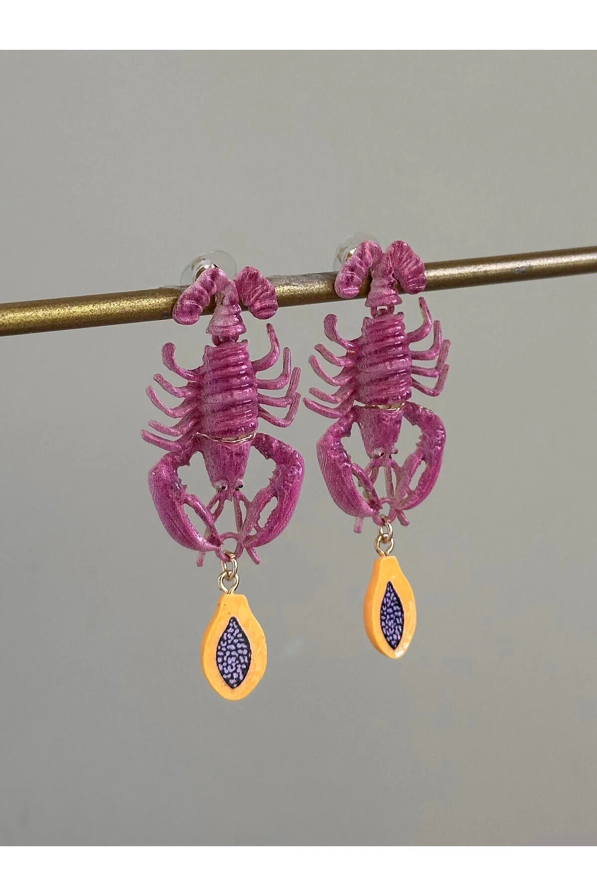 Ocean Lobster Earrings