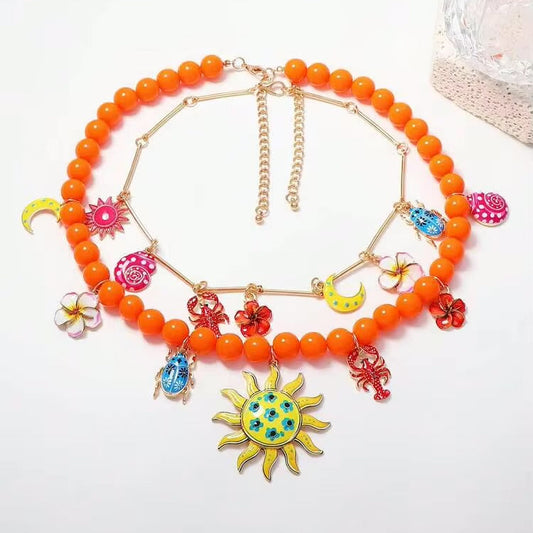Sun & Beach Necklace set