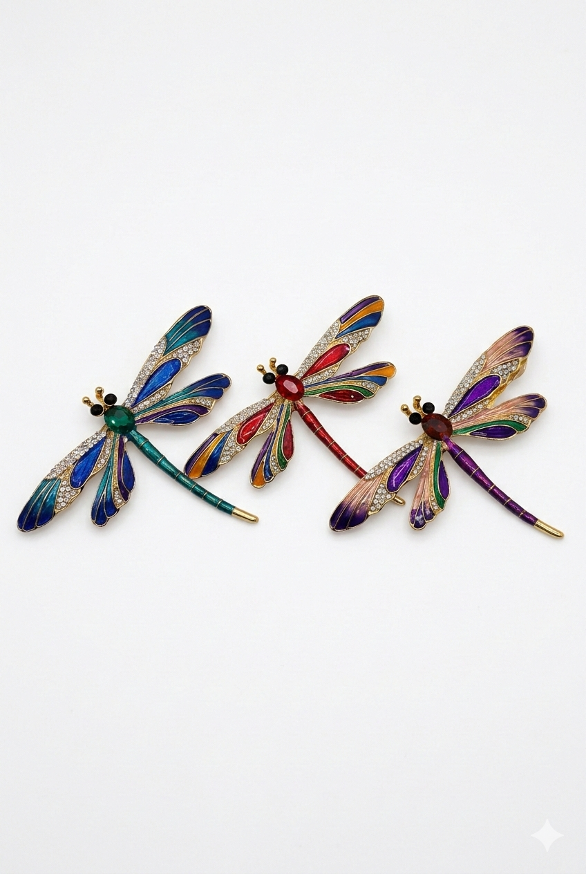 Aurora Dragonfly Brooch