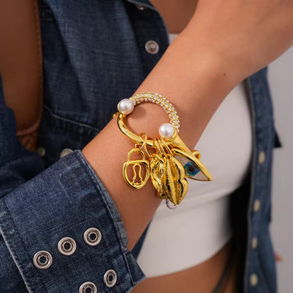 Cleo Charm Eye Bracelet
