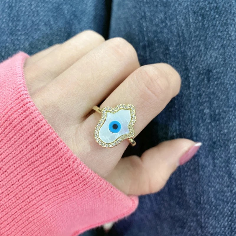 Alice Evil Eye Ring