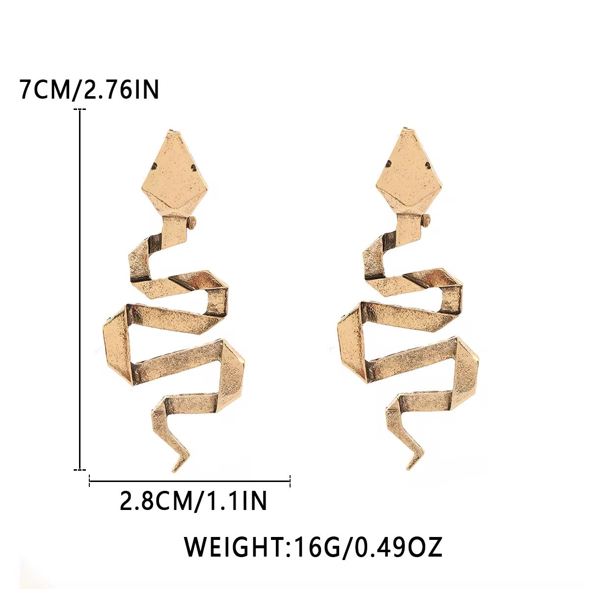 Serpentina Statement Earrings