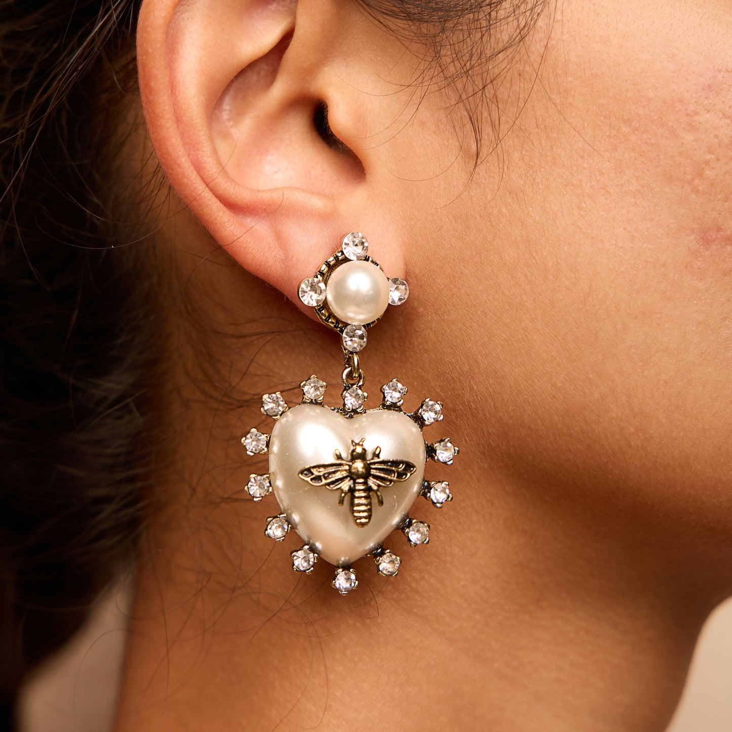 Vintage Bee Earring