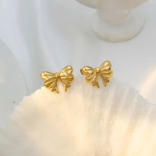 Tiny Bow Studs