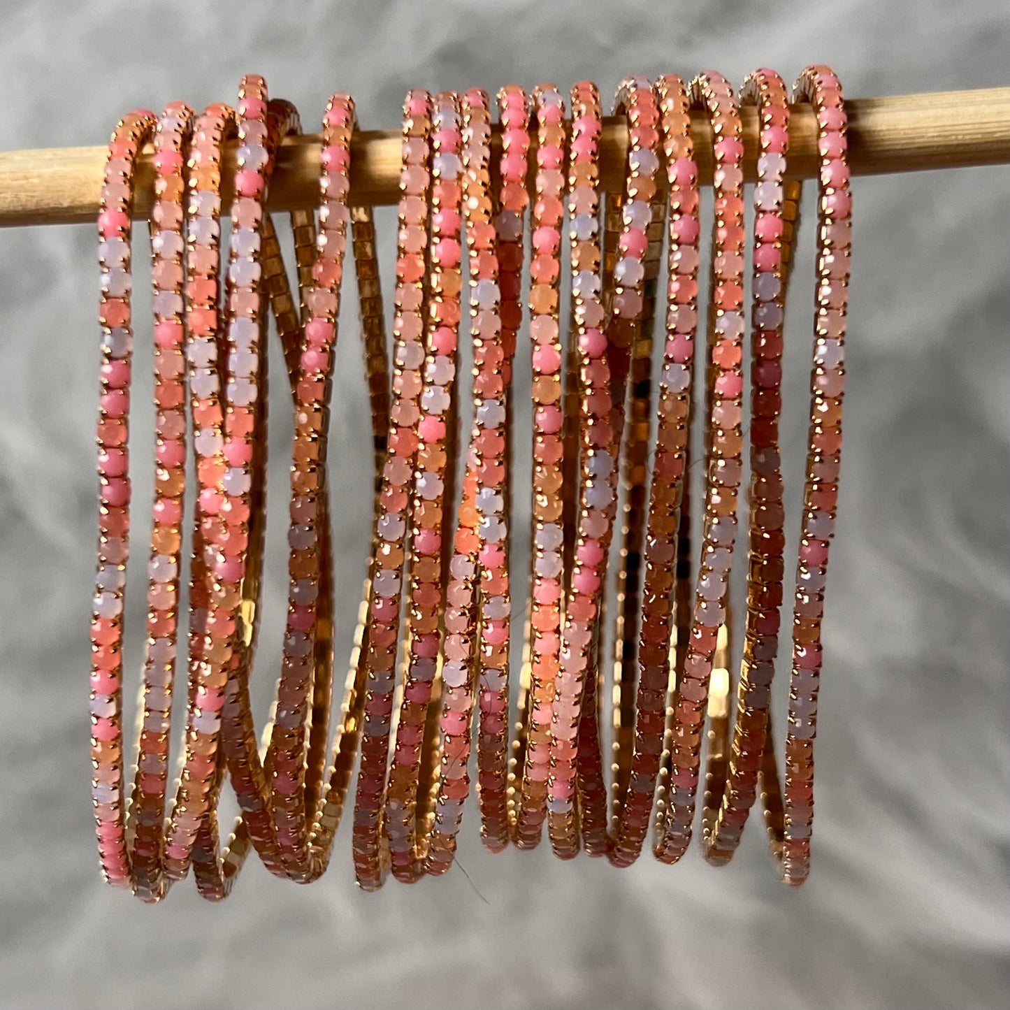 Baby Pink Shimmy Bracelets