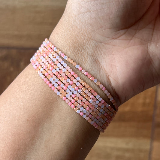Baby Pink Shimmy Bracelets