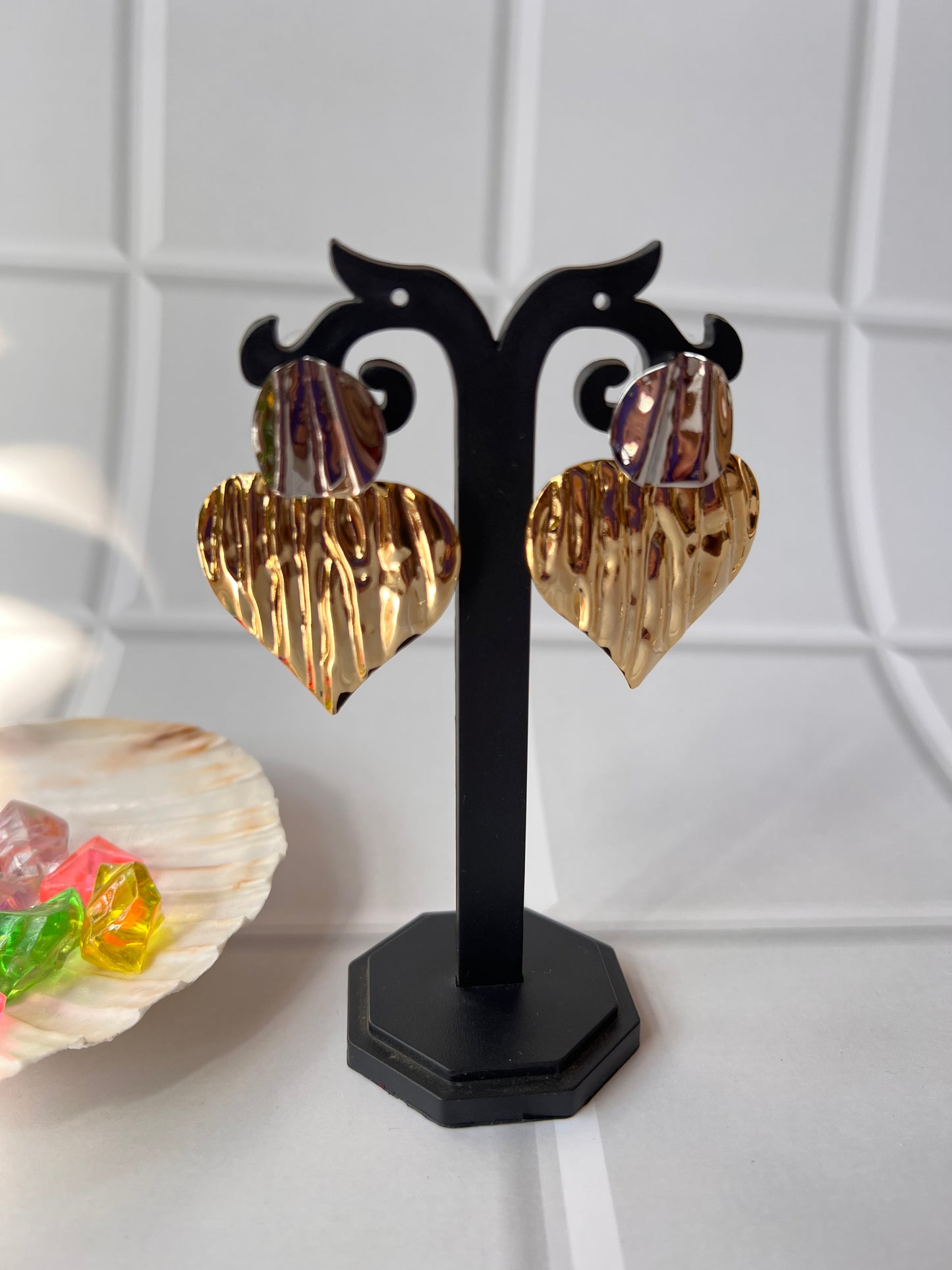 Kitty Heart Earrings