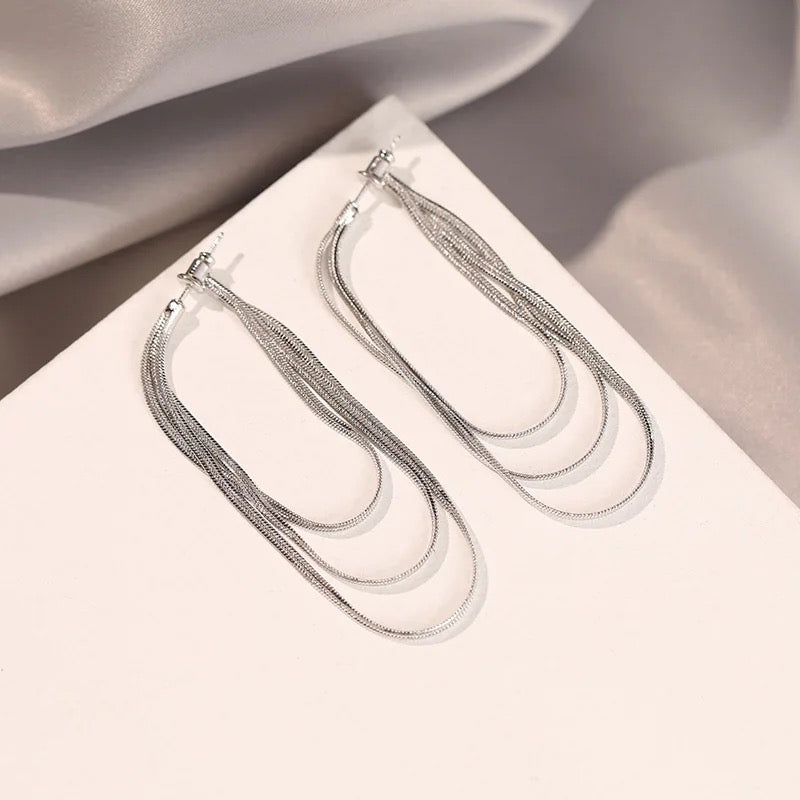 Jazz Silver Earrings