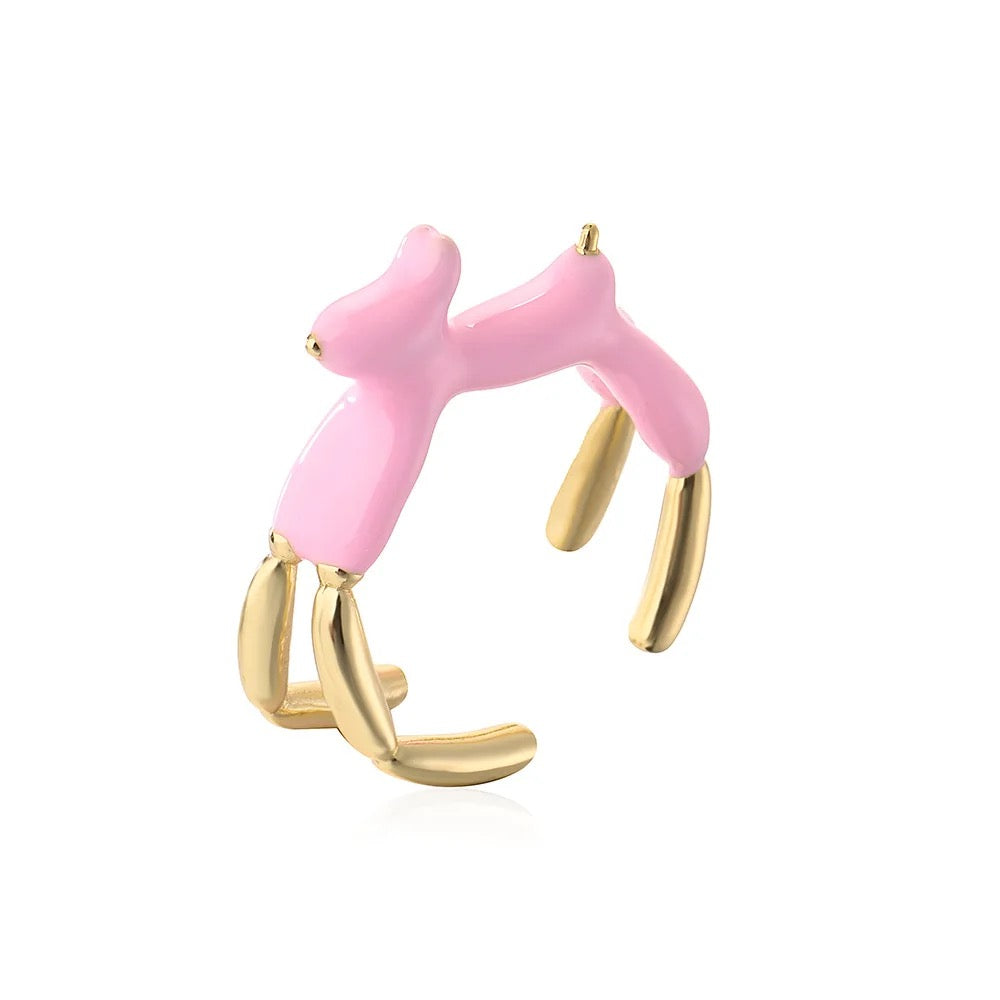 Dog balloon Ring