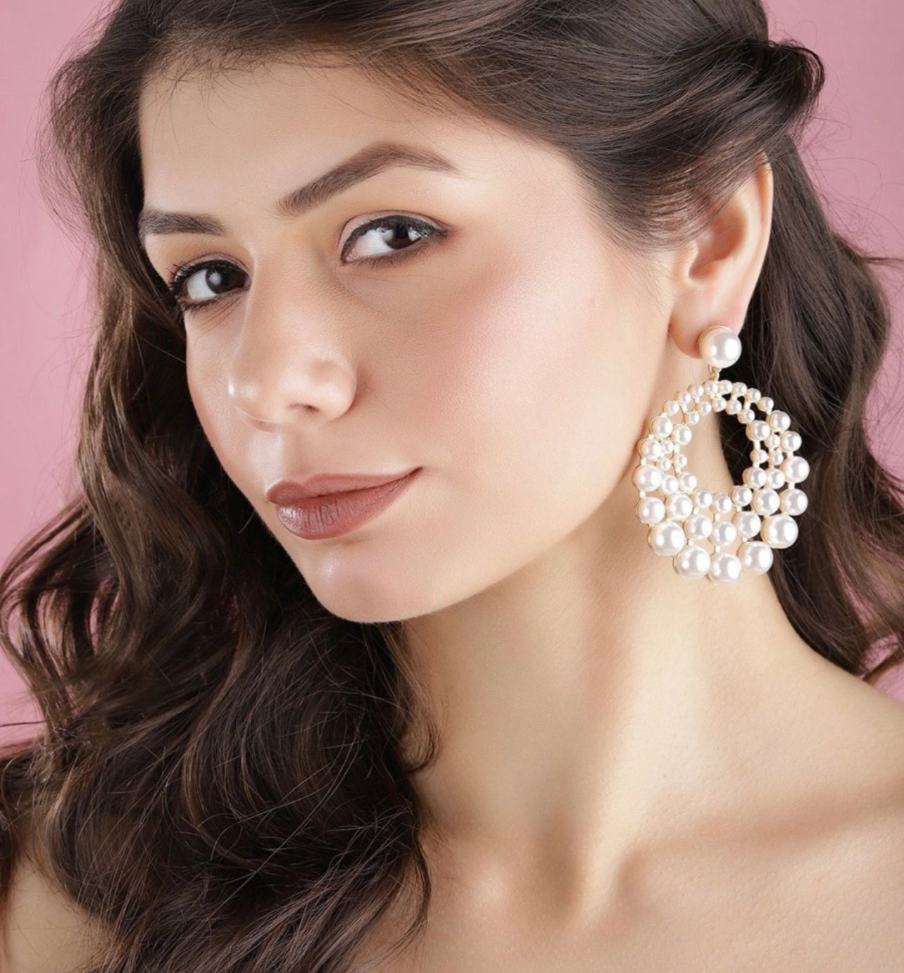 Noor Pearl Statement Earrings