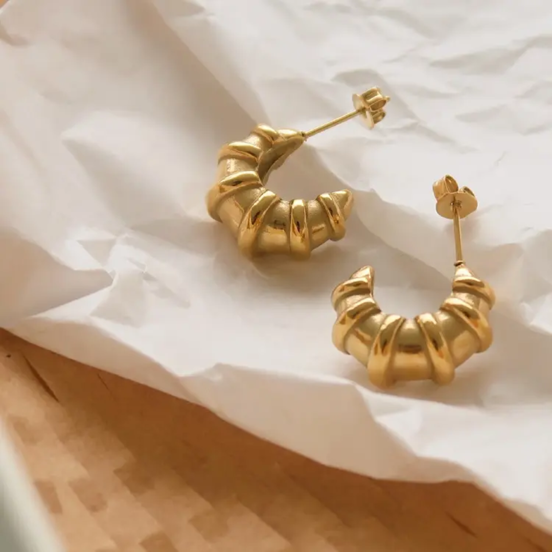MINI Croissant Earring