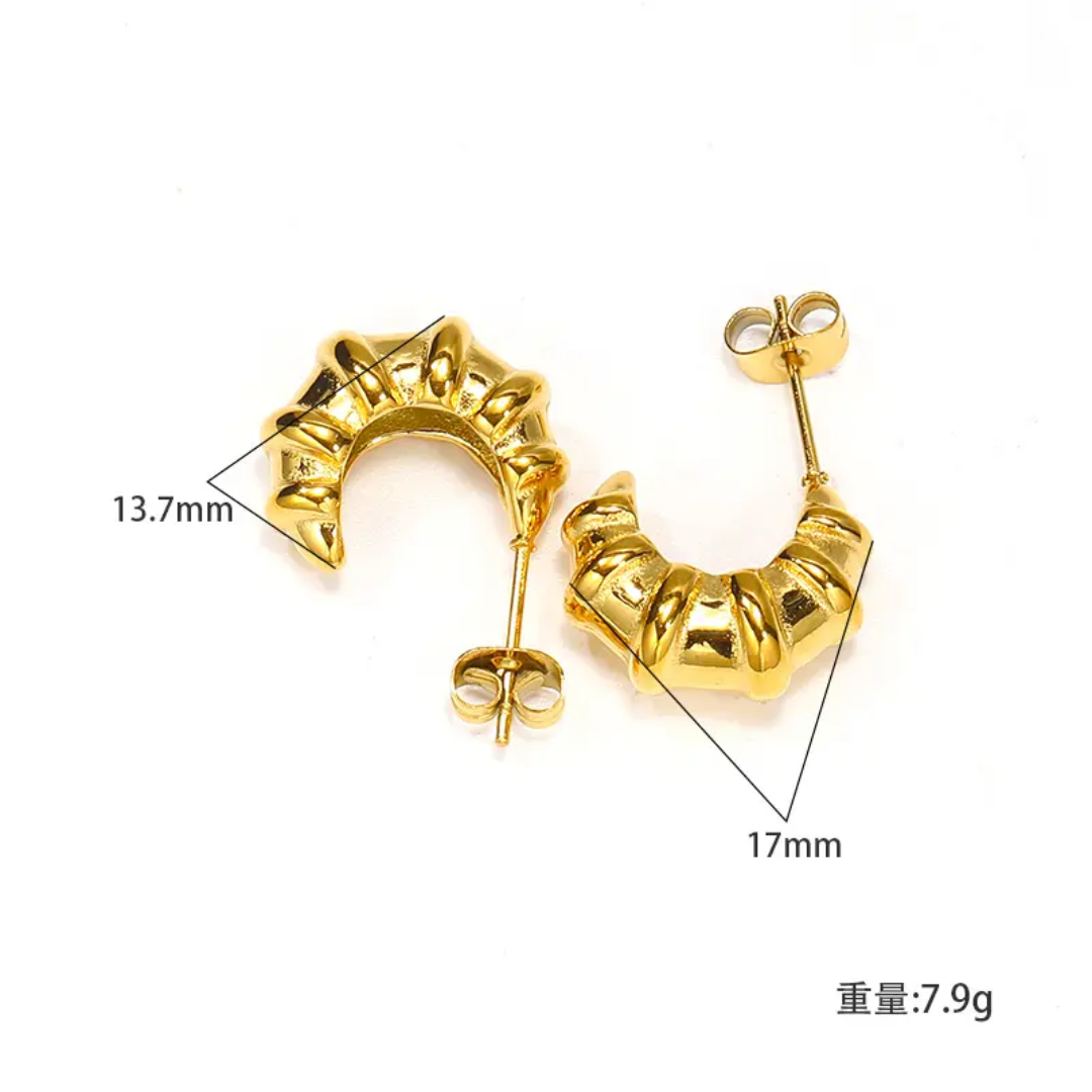 MINI Croissant Earring