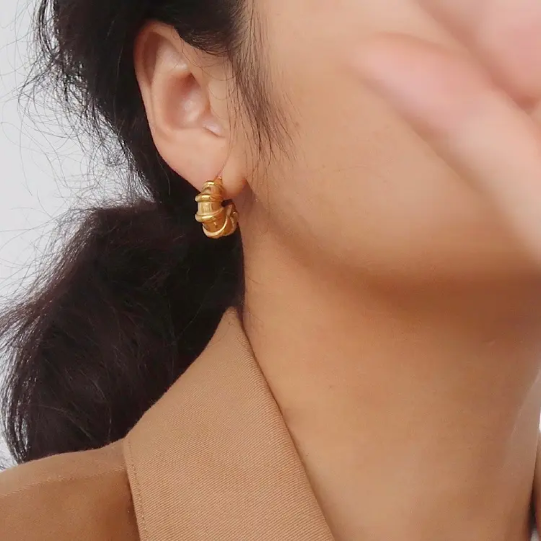 MINI Croissant Earring