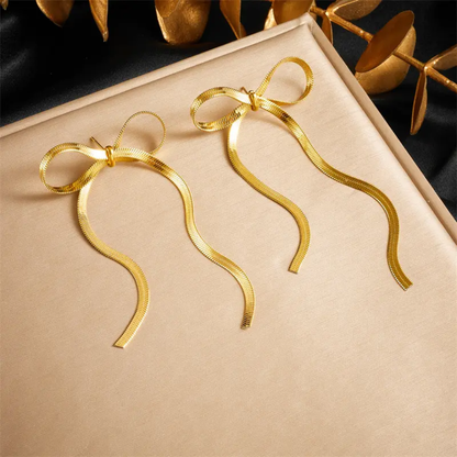 Big Bow Earrings