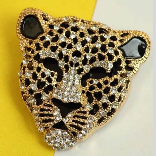 Leopard Diamond Brooch
