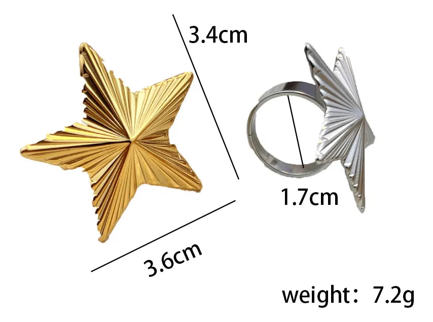 Starry Night Ring - Golden