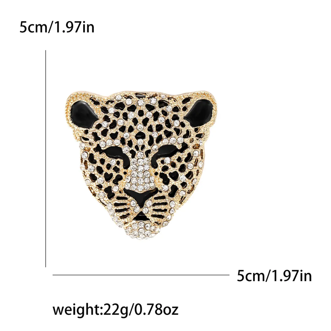 Leopard Diamond Brooch