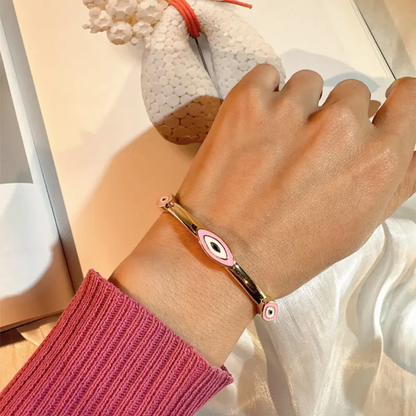 Pink Eye Bracelet