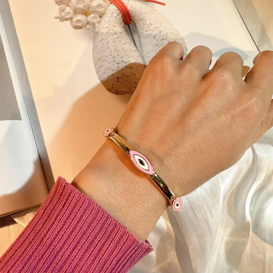 Pink Eye Bracelet