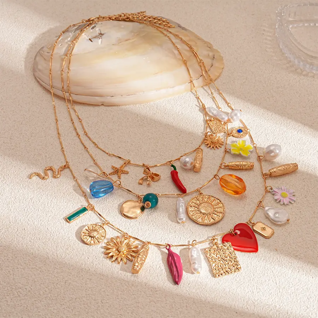 Elsa Necklace (set of 3)