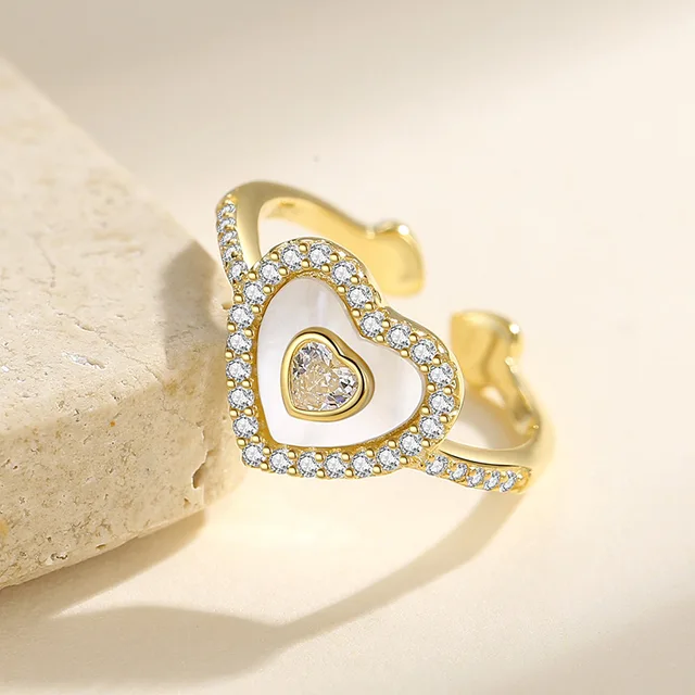 MOP Heart Ring