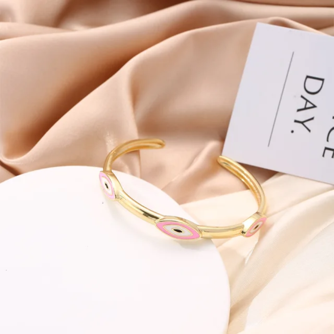 Pink Eye Bracelet