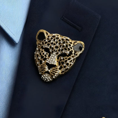 Leopard Diamond Brooch