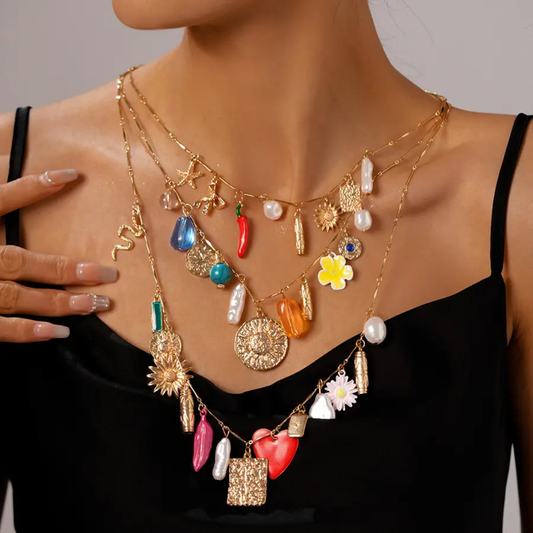 Elsa Necklace (set of 3)